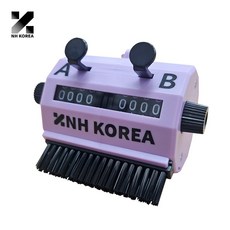 NH코리아 듀얼카운터 쭈꾸미 카운팅 휴대용 계수기 인원체크, 퍼플, 1개