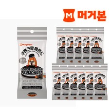 [머거본] 쿠앤크맛 아몬드 쿠앤크 아몬드 간식 / 달콤바삭 스낵 / 휴대용 견과류, 25g, 12개