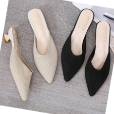 뮬구두 여자 예쁜 블로퍼 신발 슬리퍼 힐구두 데일리 슈즈