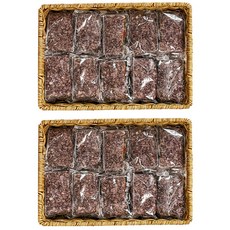 농가살리기 30년 전통 통팥호박찰시루떡, 1박스, 2kg