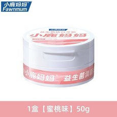 小鹿媽媽 潔牙粉 去黃 口臭 速效 黃牙 牙石 牙漬 牙垢 益生菌 細緻泡沫 呵護牙齒, 1個, 1盒蜜桃味50g