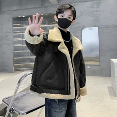 성은홀릭 남아 겨울 심플 무스탕 점퍼