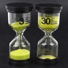 양치모래시계 인테리어유리시계 유리 심플디자인 3분/5분/10분/15분/30분