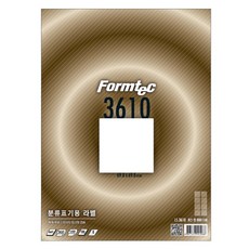 (Formtec) 투명 필름 라벨지 잉크젯전용 IC-3130 (1칸/5매) (사이즈:210x297)