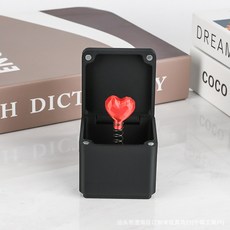 상자 속 가운데 손가락 재미있는 장난 사무실 책상 장식 손님용 홈 데코 재미있는, love