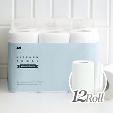 올챌린지 롤 키친타올 3겹 140매 12롤, 12개
