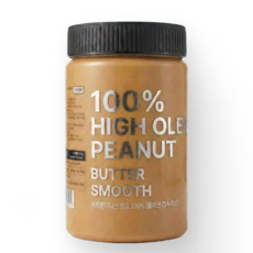 퓨어올레 땅콩버터 하이올레익 100% 무첨가 무가당 스무스 땅콩버터, 1개, 500g