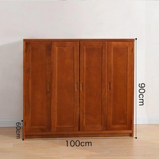 슬릭글로벌 이불수납장 낮은이불장 이불장 싱글, 4개, 조립, 100x60x90 커피 밀폐형