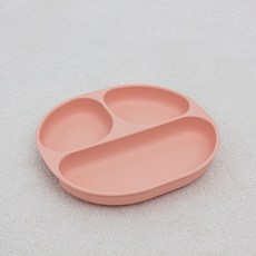 베이비스토리 KEAN 실리콘 이유식 식판 용기 컵 등 24종 할인모음, 실리콘 흡착 식판, 핑크, 1개