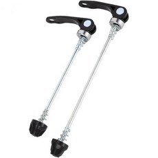 자전거 퀵 릴리즈 스큐어 26인치 휠용 앞뒤 축 세트 도구 없이 휠 분리 가능 로드 산악 및 BMX 자전거용 앞 15cm뒤 18cm