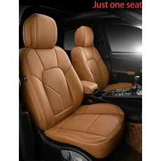 Toyota Land Cruiser CHR Corolla Yaris Prius RAV4 용 나파 가죽 카시트 커버 스타일링 자동차 액, 01 사계절, 01 진짜 가죽, 16 Just one seat