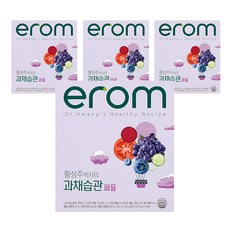 이롬 과채습관 퍼플, 190ml, 64개