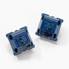 WS 가벼운 촉각 기계식 키보드 스위치 세트 5핀 네이비 블루 팩토리 윤활형 스위치 POM 스템 15.4mm 스프링 게이밍 DIY 키보드용 MX 키캡과 호환 (35개), Light Tactile-Blue