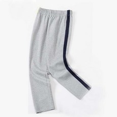 회색 교복바지 한 줄 네이비 와이드 도톰 트레이닝 체육복