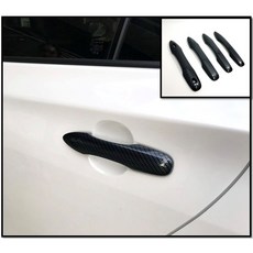 圓夢工廠 適用於 Toyota Corolla Sport 2019 2020 碳纖車門把手蓋