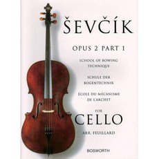 [원서] 페이퍼백 도서 첼로를 위한 셰프치크 - 작품 2 파트 1 paperback Book Sevcik for Cello - Opus 2 Part 1: School of