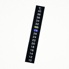 어항용품 스티커 타입 수온 온도계 쓱템, 1개
