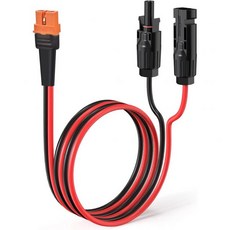 ELFCULB 10AWG 2FT 태양광-XT60i 케이블 2 10 25 35 50 75 100휴대용 발전소용 FT 솔라 커넥터와 XT60i 어댑터 케이블2FT, 12AWG Solar to XT60i Cable