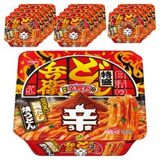 닛신 돈베이 맛있게 매운 육수 야끼우동 특곱빼기, 12개