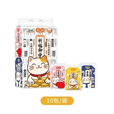 五月花 祈福御守 6層袖珍包面紙 10包/袋, 1個, 棠品居 袖珍包一袋10包