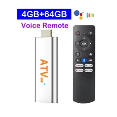 미니 TV 스틱 Q15 안드14 Allwinner H313 8K 울트라 HD 듀얼 와이파이 5G 1 8GB 스트리밍 미디어 플레이, 03 4G 64G Voice Remote