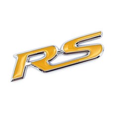 쉐보레 RS 스티커 엠블럼 뱃지 (트레일블레이저 트랙스크로스오버), 옐로우