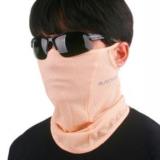 여름용 냉감 쿨 자전거 마스크 골프 자외선차단 얼굴 가리개 제트9, 1개, 스킨