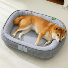 런레이더 강아지 방석 (품질UP 가격 DOWN) 강아지 쿠션 방석, 그레이, 1개