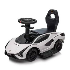 【BEINI貝婗】藍寶堅尼兒童電動學步車(電動車 滑行車 學步車 滑步車 兒童電動汽車 兒童騎乘玩具/BN-996D), 白色, 1個