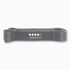 썸피트 무독성 TPE 풀업밴드 단품, 4단계 다크그레이 1개, 1개