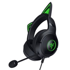 RAZER 雷蛇 Kraken Kitty V2 有線耳機, 黑色系, 單一商品