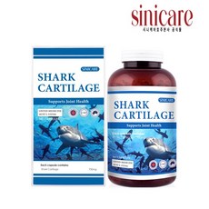 시니케어 호주 청새리 연골 샤크 카트리지 750mg 365정_Shark Cartilage365s(Exp 2027.02) [원산지:호주], 1개