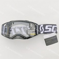 scott 斯科特越野摩托車護目鏡PROSPECT風鏡速降山地車防風鏡 護目鏡 防風眼鏡 運動眼鏡, 全黑框 透明, 1個