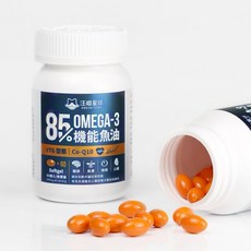 汪喵星球 85%OMEGA-3 機能魚油 60顆, 1個, 汪喵 機能魚油