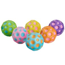올록볼록 컬러 통통볼 실내 공놀이 장난감 교구 Bouncing Balls For Kids Improve Hand-Eye Coordination Bouncy Ball, 컬러풀8cm*6개