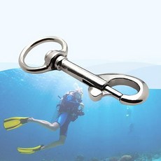 스쿠버 다이빙 스위블 아이 볼트 스냅 6 DD-13255-1, 1개, 상세페이지 참조