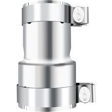 스테인리스 스틸 22인치 배기 어댑터 클램프가 있는 2인치 ID 감속기 커넥터 파이프, 2" - 2.5"