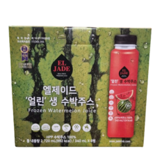 [코스트코] 엘제이드 얼린 생 수박주스 8입 아이스박스포장, 2.72L