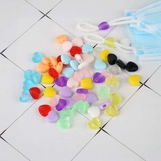 끈 길이 조절기 스트랩 고정 하트 고리 조이개 조임, 1-하트-화이트10p