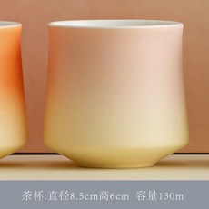 SHANGJIN 漸變陶瓷香薰蠟燭杯, 1個, 款式一（不含蠟燭）