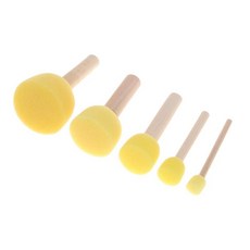 HAIMINGJUN 5pc 크기 스폰지 스티플러 폼 스폰지 페인팅 브러쉬 그리기, 다색, 설명
