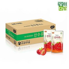 광야식품 산수유 파우치 130ml 1BOX(30개입) shd*17448NJ, 1박스, 단품, 1ml