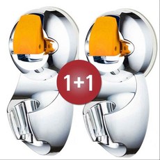 닥터크리너 원터치 진공흡착 샤워기 거치대, 2개