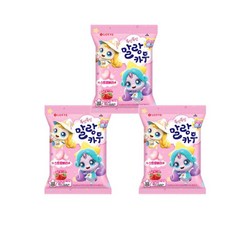 롯데 말랑카우 스트로베리 25년 딸기시즌 158g 3개