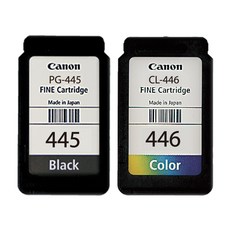 캐논 정품 PG-445 CL-446 정품벌크 (검정+컬러 ) 1세트 TR4540 TR4640 TR4645 MG2540, 1개, 캐논정품 PG445  CL446 1세트