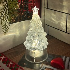 크리스탈 미니트리 라이트 무드등 2size, 1개, 단일