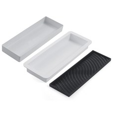 義大利Silikomart海妖之歌造型矽膠模具，烘焙甜點慕斯果凍巧克力模具, 白黑, 1個