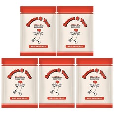 [순한맛] 전자레인지로 만드는 달콤매콤 떡볶이 분말소스 옛날분식집 황금레시피, 5개, 40g