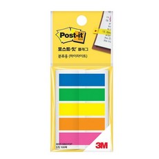 3M 플래그 5색683T-5BG 분류용 메모지 / 44mm*12m 하이라이트, 단품, 1개