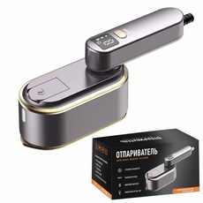 【無品牌】-蒸汽掛燙機熨燙機家用的手持小型數顯智能迷你便攜電熨鬥, 1個, 皓月白220V歐規插頭(適合國外使用):無尺寸